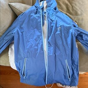 Southern Tide Light Blue Windbreaker Jacket